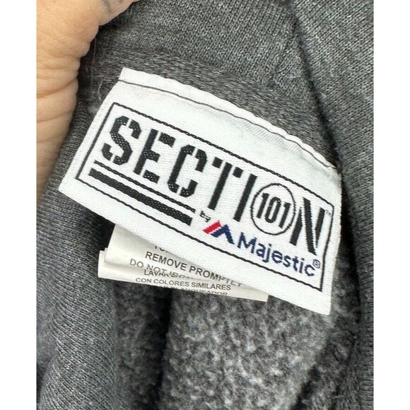 Section 101 Majestic Mens 2XL Gray Sweatshirt Florida State Seminoles NCAA Grey - Picture 2 of 13